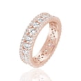 thumbnail image 3 of Two-Tone Sterling Silver 4.73 cttw Green Amethyst Ring, 3 of 4