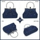 thumbnail image 5 of Monedero de noche UBORSE con bordado floral y strass, 5 of 8