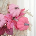 thumbnail image 6 of Colorful Pink Pumpkin Artificial Maple Vine, 35Cm, For Fall Decor, Table Centerpiece, 6 of 7