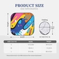 thumbnail image 2 of KLL Abstract Color Splash Windshield Sun Shade 2-Piece Foldable Car Front Window Sunshade for Most Sedans SUV Truck- Large, 2 of 5