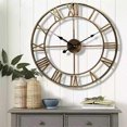 thumbnail image 5 of Garden Clock Outdoor Garden Wall Clock Large Roman Numeral Garden Clock Outdoor Iron Clock Outdoor, 5 of 5