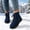 Navy, variant on Women's Lace‑Up Winter Snow Boots, Lined Insulated Warm Ankle Booties, Non‑Slip Waterproof Outdoor Short Boots for Women Wine