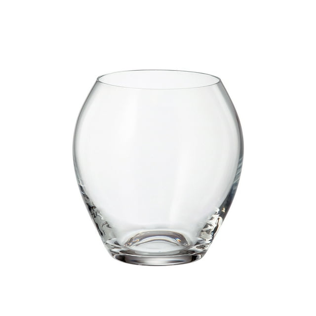 Juego De 6 Vasos De Vidrio Soplado 420 Ml. Bohemia Crystalite Carduelis
