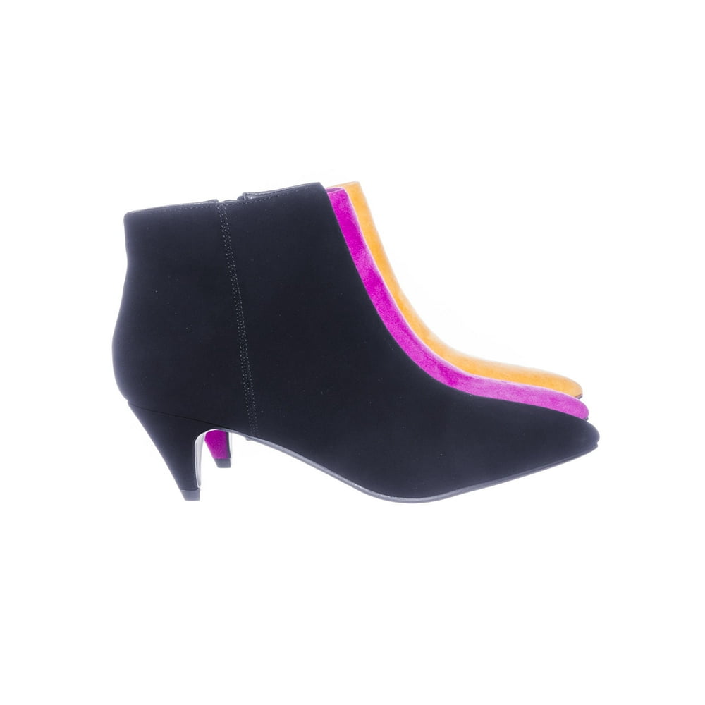 kitten heel booties wide width