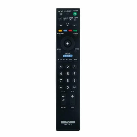 New RM-YD080 Remote Control for SONY TV KDL-32EX340 KDL-46BX450 KDL-40BX450 KDL-55X4500