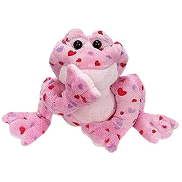 Ganz Webkinz Love Frog Pink Purple & Red HM 144 Plush Stuffed Animal No Code 