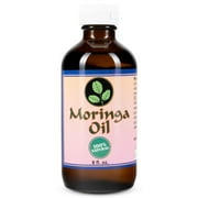 Moringa Oil 8oz by Moringa Energy Life, Natural Moisturizer Oil