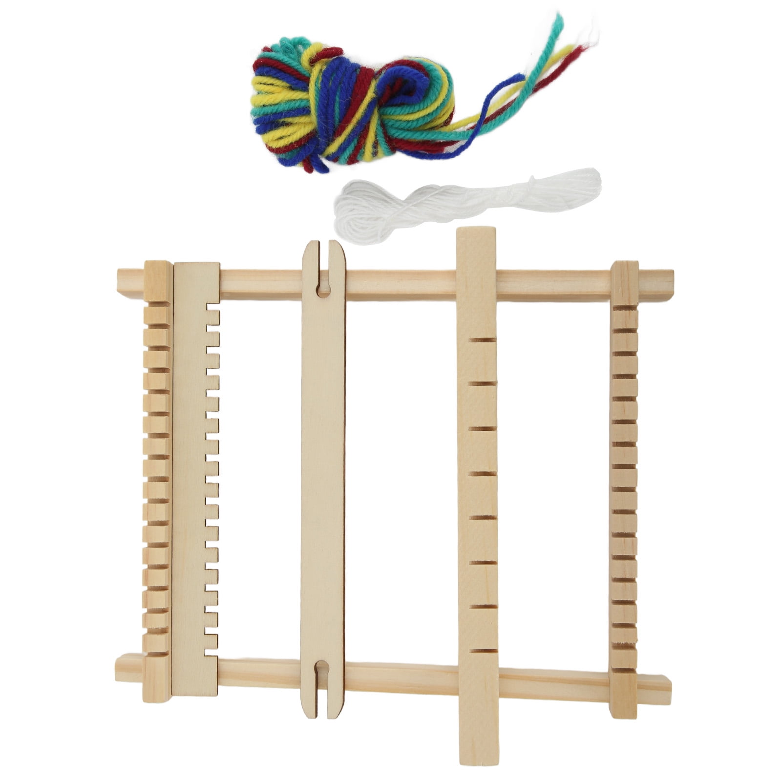 Weaving Loom Kit Wooden Tapestry Looms Warp Frame Loom Heddle Bar for