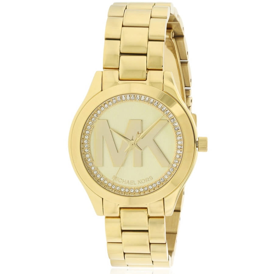 Michael Kors - Michael Kors Women's Mini Slim Runway Gold-Tone Watch ...