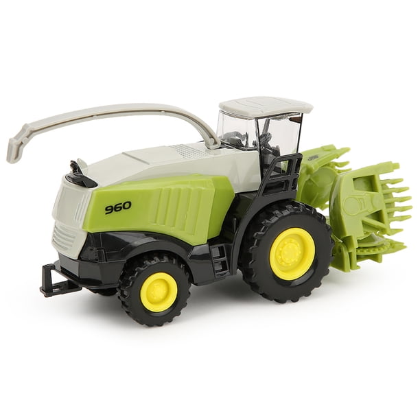 Cosechadora En Miniatura De Juguete De aleación De Plástico, Modelo De Vehículo Educativo, Coche De Granja, Juguetes Deslizantes Para Niños, Color Verde