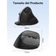 thumbnail image 2 of Ratón Vertical Bluetooth 5.2 Minielec Negro Ergonomía Recargable USB C 2.4Ghz 3 Niveles dpi, 2 of 9