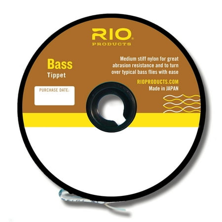 RIO Bass Tippet Fly Fishing Medium Stiff Abrasion Resistant