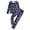 Dark Blue, variant on Paguaki Kids Pajama Set in Dark 3D Fluorescent Print Boys Girls Nightwear Soft Long Sleeve PJs with Designs Comfy Sleepwear 2-Piece Set Size 3T 4T