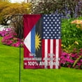 thumbnail image 5 of Flag American Half Antiguan And Barbud Flag Antiguan American Friendship Antigua U.S.A Patriotic Proud House Flag, Double-Sided Decorative Outdoor Flag, Patriotic Polyester Yard Flag 29.5 x 39.5 in, 5 of 5