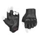 thumbnail image 1 of Guantes para moto Superbike G11, piel sin dedos, color negro, 1 of 6