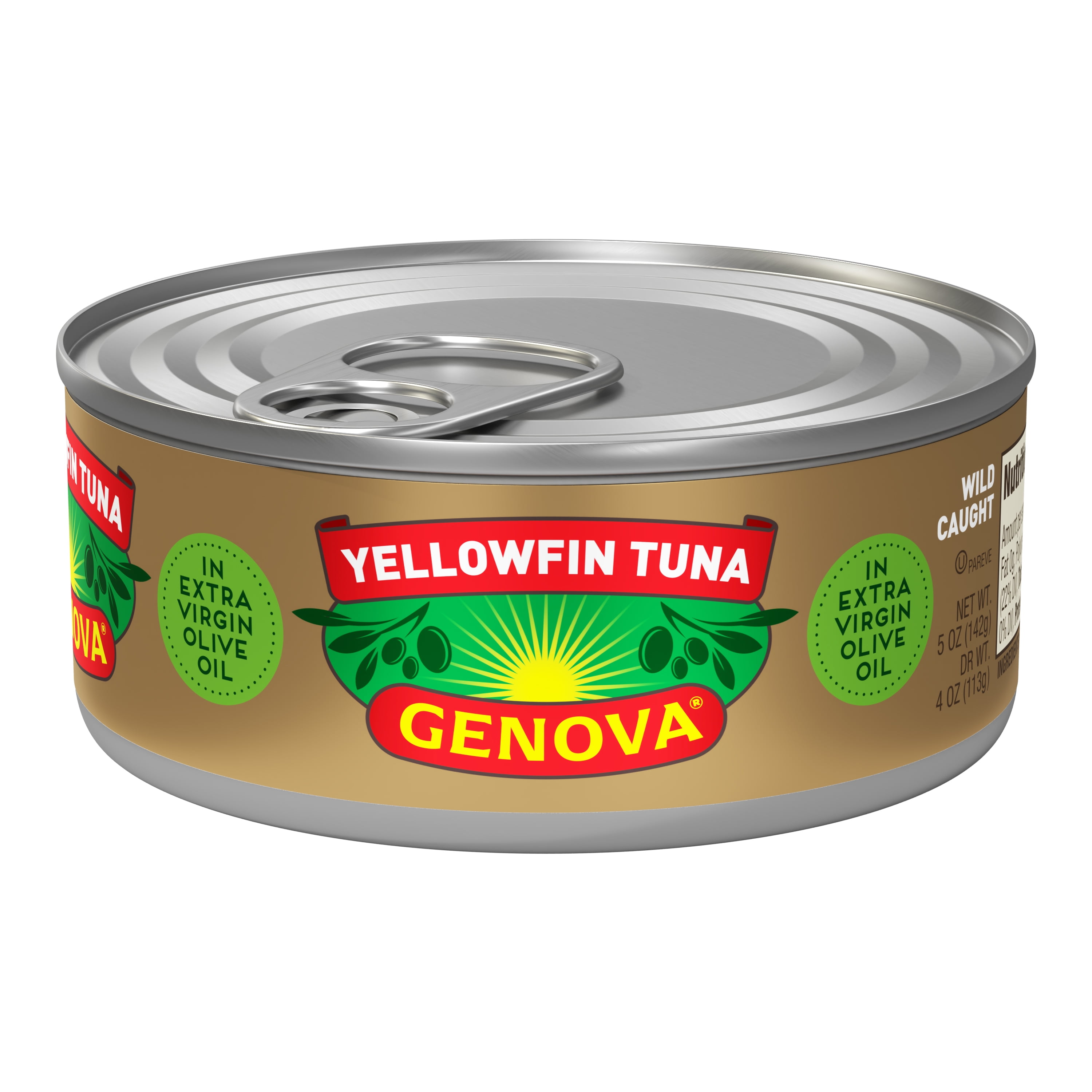 (2 pack) Genova Premium Yellowfin Tuna in Extra Virgin Olive Oil 5 oz Can