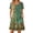 Armygreen Floral, variant on Boho Summer Dresses for Women Casual Short Sleeve T Shirt Dress with Pockets Beach Vacation Clothes