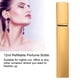thumbnail image 3 of Botella de spray atomizador de perfume Fugacal recargable 12 ml dorado, 3 of 6