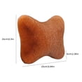 thumbnail image 3 of Soft Car Seat Neck Rest Pillow, Plush Headrest & Lumbar Support Cushion, Warm Comfort for Driving, Universal Automotive Accessory, Relieves Muscle Pain, 3 of 8