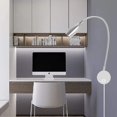 thumbnail image 5 of Luz de lectura de 3 W, lámpara de noche LED flexible de 3 W con interruptor y enchufe con cable, luz de pared de cuello de cisne para dormitorio, hotel, oficina, 6000 K (plata-blanco frío) TUNC Sencillez, 5 of 5