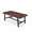Cuba birch, variant on 70.9" Rectangular Dining Table for 6-8 People, Large Kitchen Table with Heavy Duty Metal Legs, T-Shaped Steel Bar