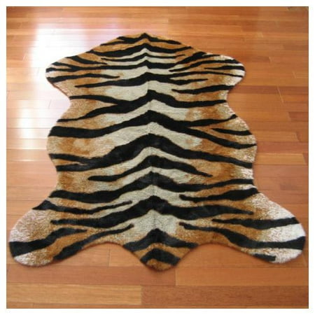 Walk On Me Rugs Faux Tiger Skin Pelt Rug 3 X 4 7 Walk On Me Rugs Faux Tiger Skin Pelt Rug 3 X