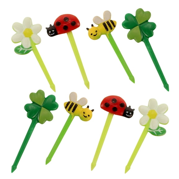 Raindrops 5 Fruit Food Picks Kids Lunch Accessories Fork