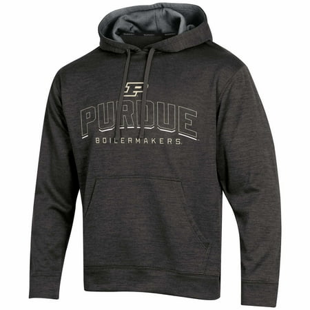 Men's Russell Black Purdue Boilermakers Synthetic Pullover Hoodie