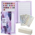 thumbnail image 1 of Acycoin2A 216 Tabla de colores de uñas, libro de colores de esmalte de gel con 240 puntas de uñas postizas y pegatina numérica (A), 1 of 5