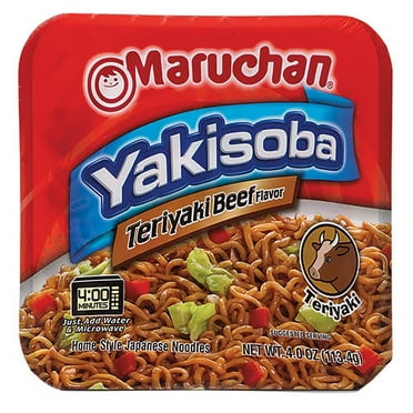 Pack of 2 - Yakisoba Teriyaki Beef Flavor, 4 oz Package May Vary