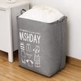 thumbnail image 4 of SHAR Large Laundry Hamper, 75L Foldable Laundry Hamper, Drawstring Laundry Hamper, Dirty Laundry Bag Travel Dirty Clothes Home On The Go and Laundry Bin, 4 of 5
