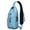 Sky-blue-79, variant on Crossbody Sling Backpack for Women Men Whale Pattern with Tribal Ornament Shoulder Sling Crossbody Casual Chest Bag for Travel Sports Running Hiking
