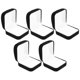 thumbnail image 2 of Caja de 5 anillos con flocado, ideal para pendientes, para propuesta, compromiso y boda., 2 of 6