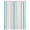 Coral Teal, variant on Geometric Stripe Waterproof Fabric Shower Curtain,Ombre Farmhouse Blue Vertical Striped Waterproof Fabric Shower Curtain for Bathroom Curtains Bathtubs Shower Curtains with 12 Hooks Small 36x72in