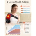 thumbnail image 2 of Bandolera RELEXNOW inalámbrica con terapia de luz roja con masaje, 2 of 9