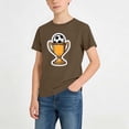 thumbnail image 2 of WRKEKC Boys T-Shirts Kids Soccer Print Round Neck Short Sleeve Casual Cotton Tee for Daily Wear 2-13 Years, 2 of 7