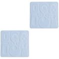 thumbnail image 2 of 2pcs Earrings Key Chain Pendant Mould Epoxy Silicone Mold DIY Jewelry Making Tools, 2 of 6