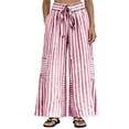 thumbnail image 3 of Axiiglly Pants for Women, Casual Loose Wide Leg Drawstring Workout Pants, Printed Lightweight Athletic Trousers S-3XL, 3 of 9
