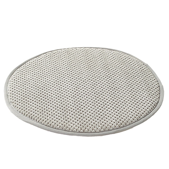 Patio Chairs Cushions Seat Cushion for Car for Elderly Weather, and Fade Resistant Round Stool Chair Cushions Circle Chair Pad with Ties for Kitchen, Office, Patio, Desk Chair, Truck, 12x12 Inch