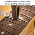 thumbnail image 4 of Guitar Bridge Pin , Flat Nose Non Slip Handle Guitar Fret Puller Symmetrical Edges  for Fret Repair and Replacement, 4 of 8