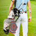 thumbnail image 5 of Naloa Round Design Golf Towel Golf Gift for Men and Women Golf Towel with Carabiner Clip to Quickly Remove Mud, Dirt and Sweat, 5 of 8