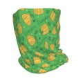 thumbnail image 2 of Pofeuu Pumpkin Leaves Print Multifunction Beanie Hat for Men Women Fashion Scarf Soft Stretch Skull Cap, 2 of 8