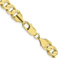 thumbnail image 3 of 10K Yellow Gold Figaro Chain Styles Necklace 8.75 mm Concave Open 20 inch, 3 of 4