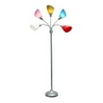 thumbnail image 3 of Simple Designs 5 Light Adjustable Gooseneck Floor Lamp, 3 of 9
