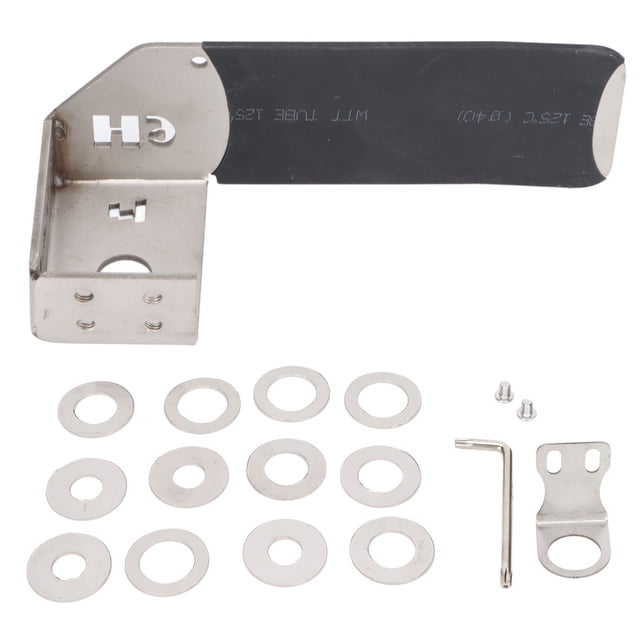 Soporte de antena de acero inoxidable para tarjeta, borde de Clip, altura ajustable, soporte de antena antirrobo para Haval H9Silver