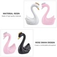 thumbnail image 5 of KAKOWELY 3 elegantes adornos de cisne para tartas, de resina, para escritorio., 5 of 5