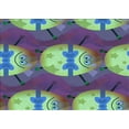 thumbnail image 1 of Ahgly Company Tapis d'Intérieur Lavables en Machine Rectangle Transitionnel Rebecca Violet, 2' x 4', 1 of 7