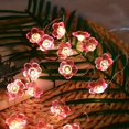 thumbnail image 3 of Luces LED Sakura, Cadena de Flores de Cerezo, Luces de Cadena de Flores, Luces de Hadas de Cereza Rosa para Fiestas, Vacaciones, Bodas, Cumpleaños, Ambiente (3M), 3 of 5