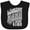 AB-Black, variant on Inktastic Nana and Pops Love Me Retro Flowered Girls Baby Bib