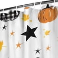 thumbnail image 3 of Autumn Halloween Pumpkins Pattern Shower Curtain 36"x72" ,Bathroom Decorative Shower Curtains Set with 12 Hooks,Modern Waterproof Washable Shower Curtain, 3 of 6